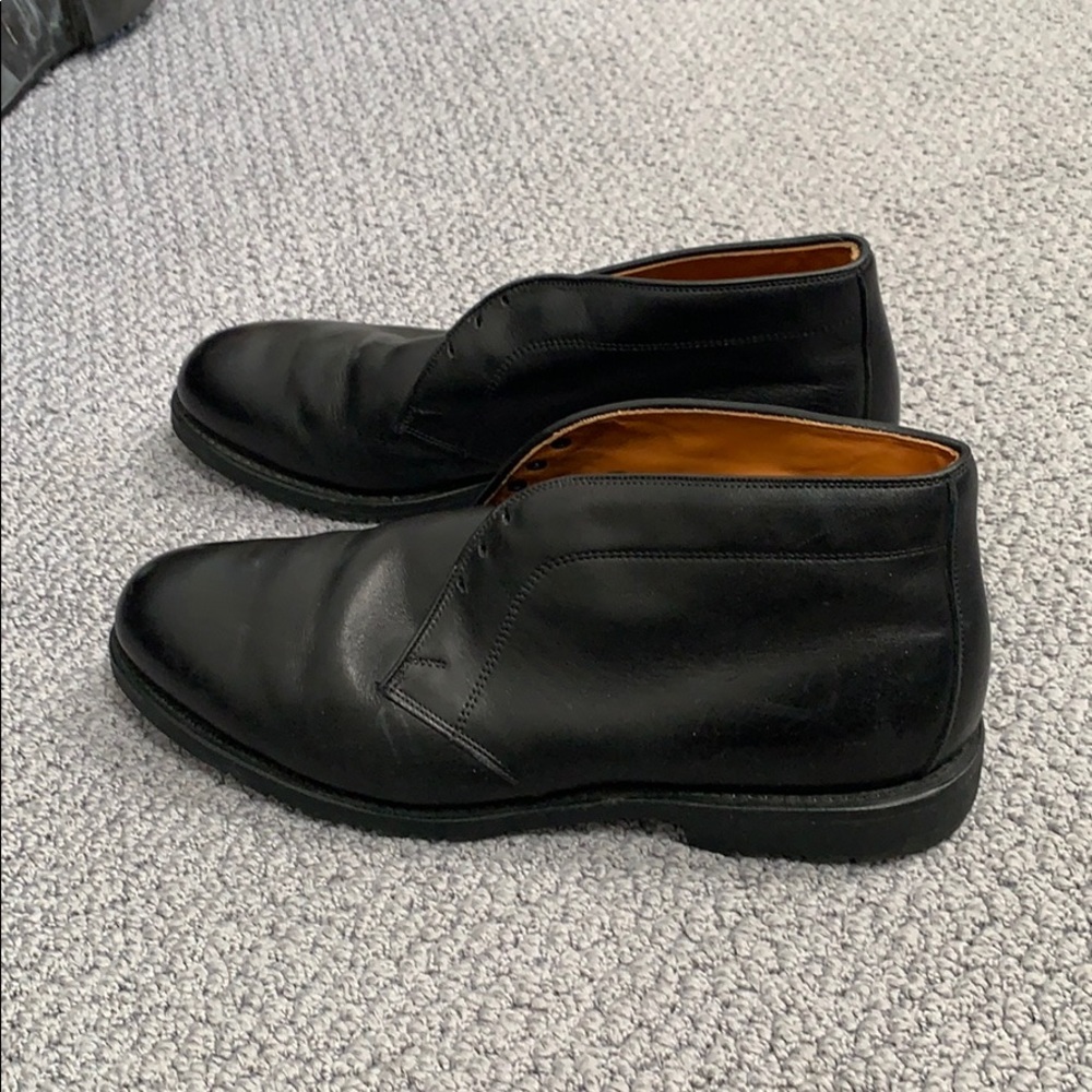 Men's Black Allen Edmonds Stanford Boots 11.5 D